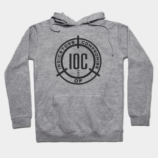 Cybersecurity IOC Indicators of Compromise Scope Sight Hoodie